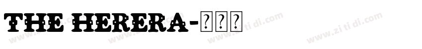 The Herera字体转换